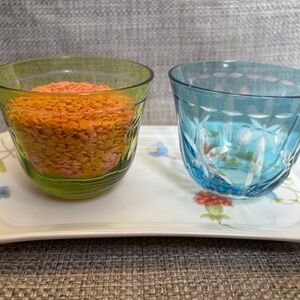 Summer Theme Orange Blue and Green Pouring Practical Life by Idlewild Montessori